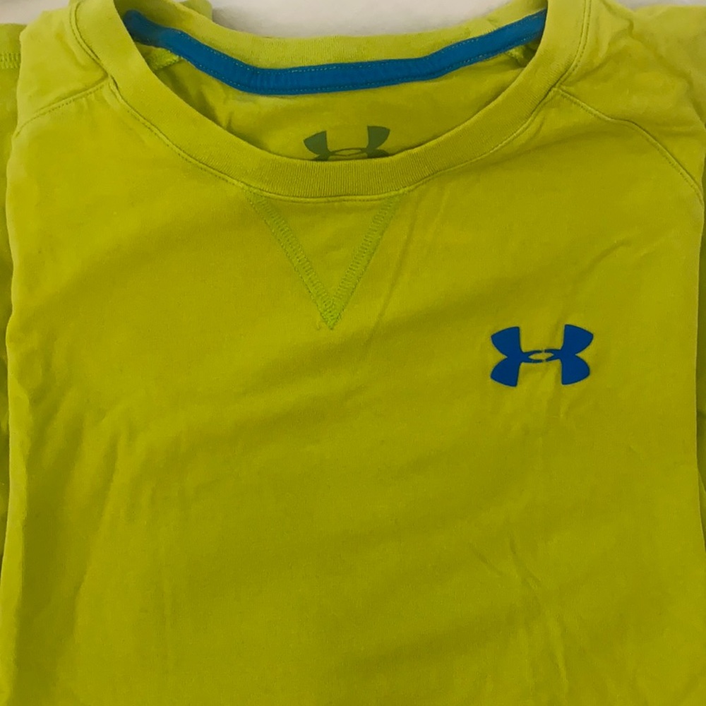 Under Armour lime green t-shirt